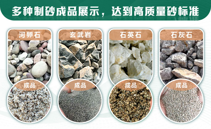 什么樣的石頭適合制砂？制沙生產(chǎn)線如何配置？
